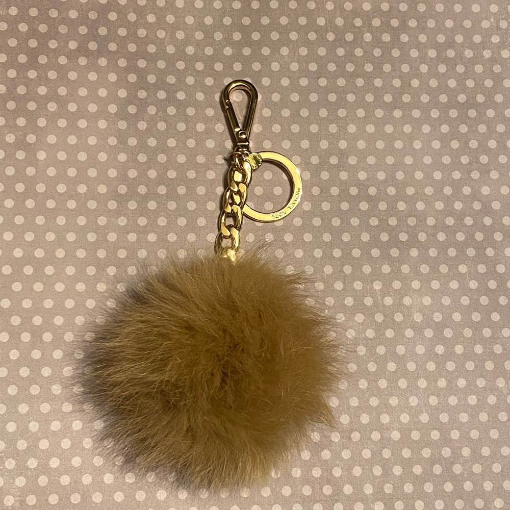 Michael Kors Fur Pom Pom Bag Charm